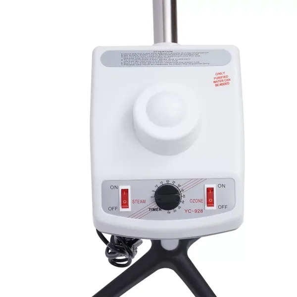 Vaporisateur facial professionnel Vapeur chaude nano ionique pour la maison et le salon de beauté Humidificateur avec vaporisateur d'ozone