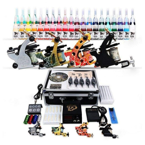 Kit complet de tatouage, cartridge, stylo rotatif, machine à tatouer, aiguille pour tatouage
