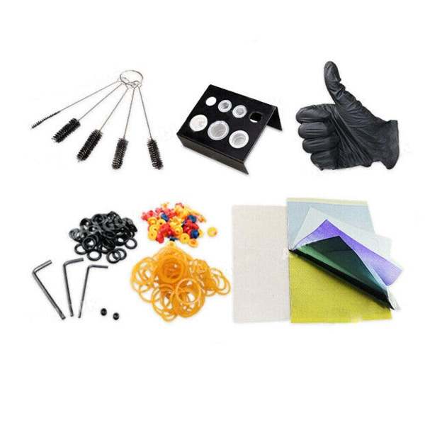 Kit complet de tatouage, cartridge, stylo rotatif, machine à tatouer, aiguille pour tatouage