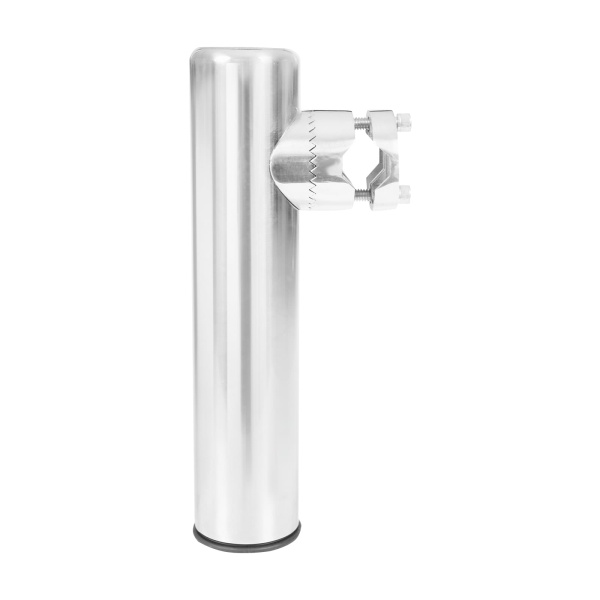 2 supports de canne à pêche en acier inoxydable rotatif à 360° pour rail de 19 à 25 mm avec pince en acier inoxydable