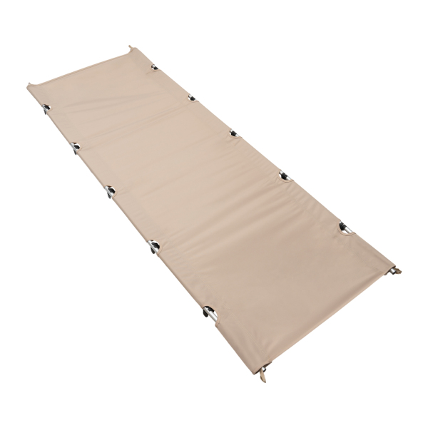 Lit de tente pliant, lit de couchage portable, lit de camping pliable, kaki