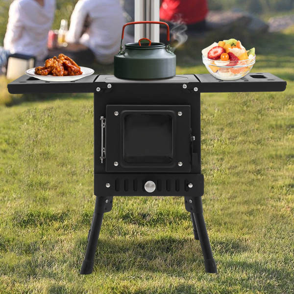 Poêle à Bois Portable, Réchaud De Camping Pour Tente D'extérieur, Poêle De Camping à Bois