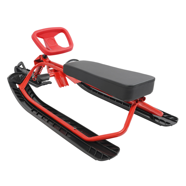 Glissière de neige pour enfants, adolescents et adultes, luge de ski d'hiver avec volant, planche de snowboard