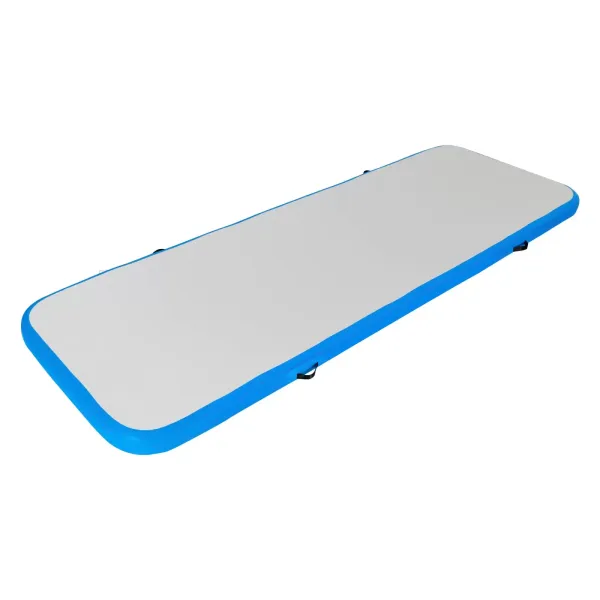 Tapis de Gymnastique Gonflable, Tapis de Fitness, Tapis Air Track, Tapis de Yoga, Tapis Tumbler, Tapis de Sport, avec Sac de Transport et Pompe à Air électrique, 1*3 M
