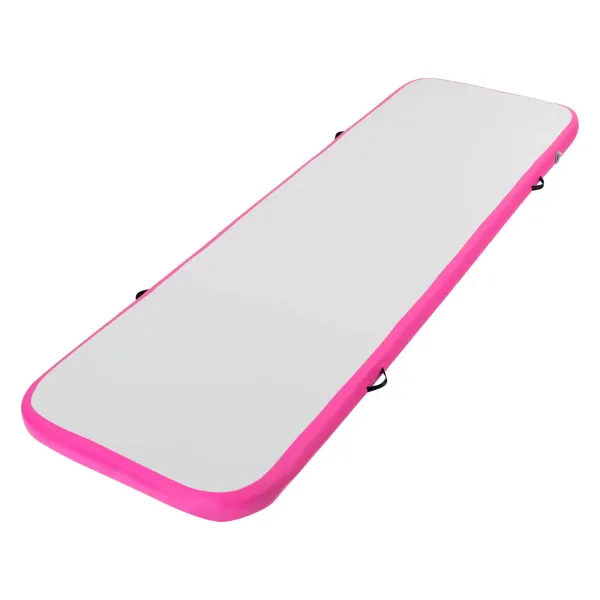 Tapis de Gymnastique Gonflable, Tapis de Fitness, Tapis Air Track, Tapis de Yoga, Tapis Tumbler, Tapis de Sport, avec Sac de Transport et Pompe à Air électrique, 1*3 M
