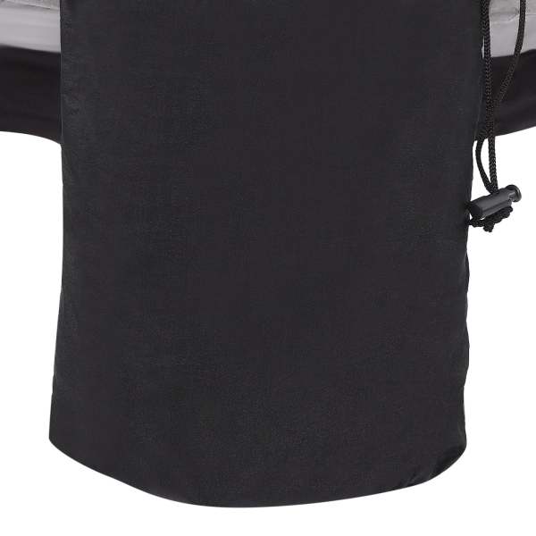 Hamac de camping, hamac avec moustiquaire, tente et bâche de pluie, balançoire suspendue pour sac à dos, 290cm*140cm (noir gris)