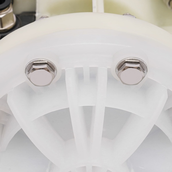 Pompe à air comprimé à double membrane avec entrée et sortie 1/2