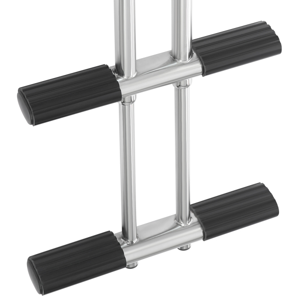 Échelle Bateau Inox 4 Marches Pliable – Échelle Yacht Ponton Quai Non Glissante – Résistante Sel Et Usure