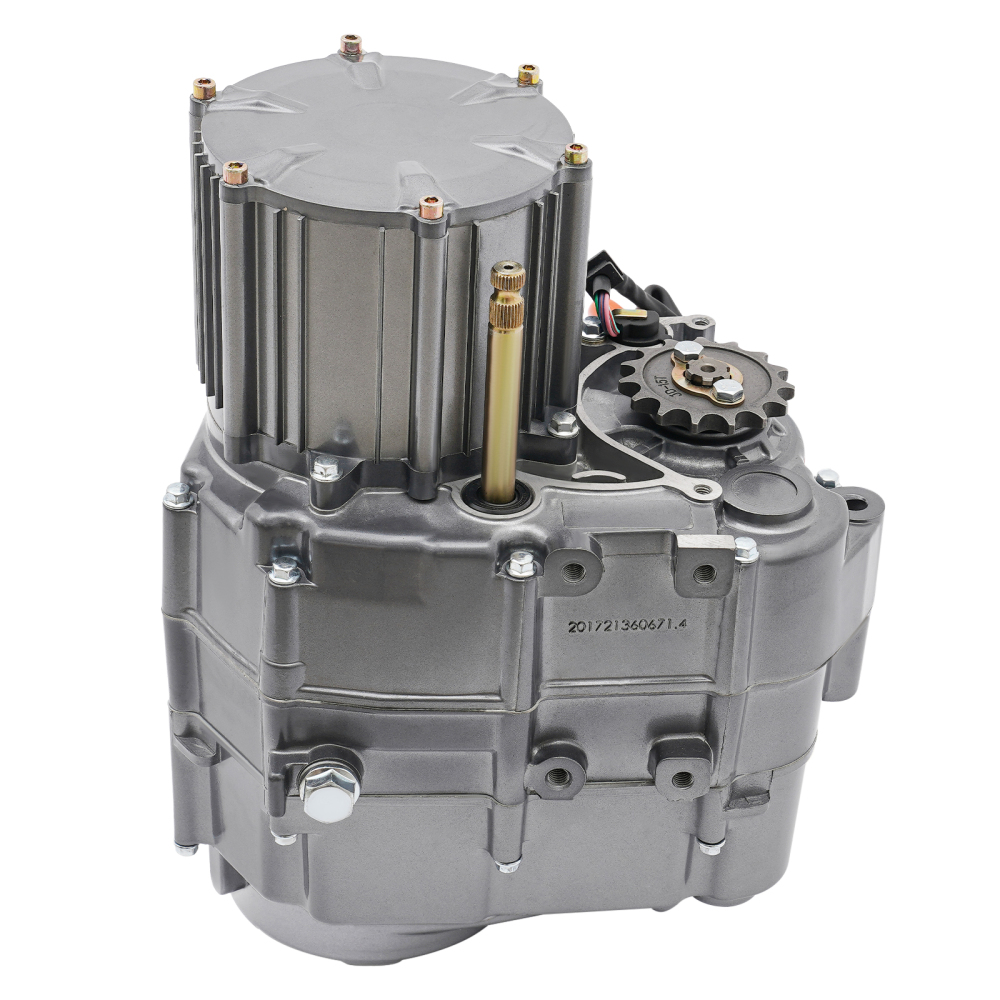 Kit de moteur électrique adapté à la conversion de voitures de VTT, tricycles, karts, voiturettes de golf, gris, moteur sans balais CC 1000 W 60V