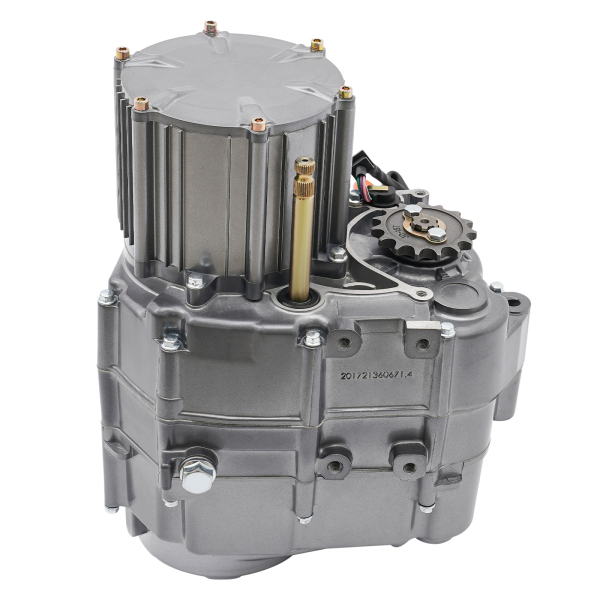 Kit de moteur électrique adapté à la conversion de voitures de VTT, tricycles, karts, voiturettes de golf, gris, moteur sans balais CC 1000 W 60V