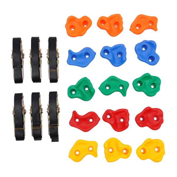 Prises d'escalade, 15 prises d'escalade de différentes tailles pour enfants, prises d'escalade pour mur d'escalade, 11*9cm