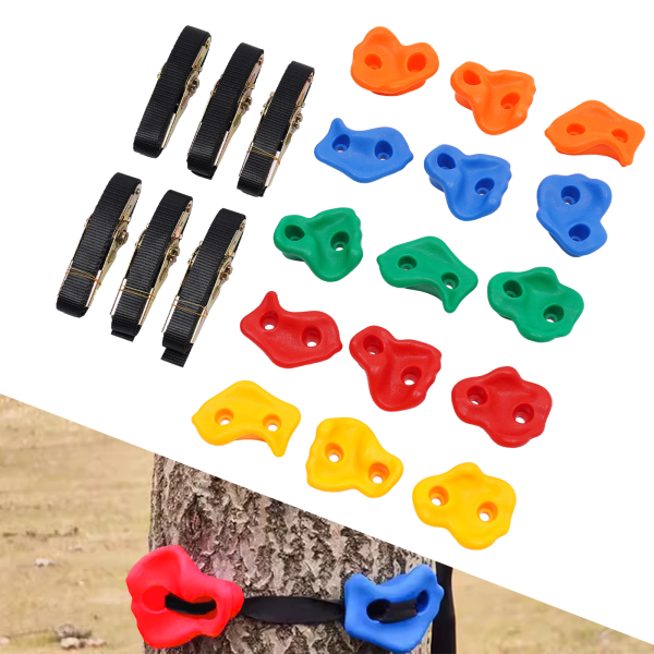 Prises d'escalade, 15 prises d'escalade de différentes tailles pour enfants, prises d'escalade pour mur d'escalade, 11*9cm