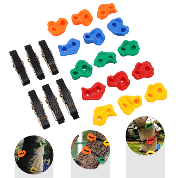 Prises d'escalade, 15 prises d'escalade de différentes tailles pour enfants, prises d'escalade pour mur d'escalade, 11*9cm