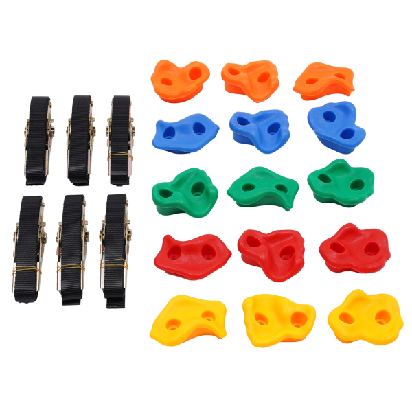 Prises d'escalade, 15 prises d'escalade de différentes tailles pour enfants, prises d'escalade pour mur d'escalade, 11*9cm