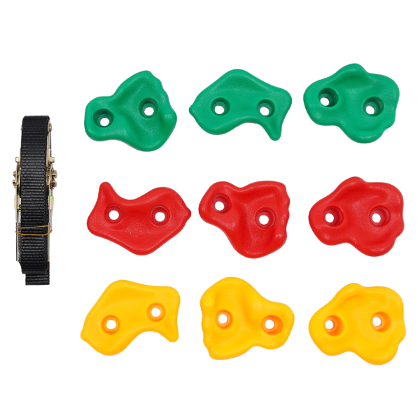 Prises d'escalade, 15 prises d'escalade de différentes tailles pour enfants, prises d'escalade pour mur d'escalade, 11*9cm