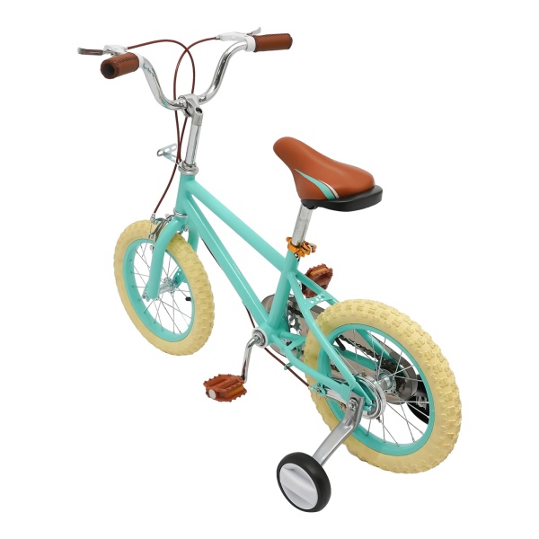 Vélo pour enfant de 14" avec roues stabilisatrices - Vélo stable pour enfants de 3 à 7 ans - Charge maximale : 80 kg - Convient pour la ville et les pistes cyclables (vert foncé) Vélo pour enfant de 14" avec roues stabilisatrices - Vélo stable pour enfants de 3 à 7 ans - Charge maximale : 80 kg - Convient pour la ville et les pistes cyclables (vert foncé)