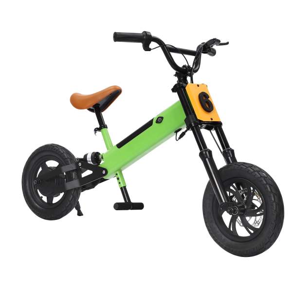 Vélo électrique d'équilibre pour enfants de plus de 5 ans avec siège réglable, vélo électrique pour rues de ville, trottoirs, pistes cyclables