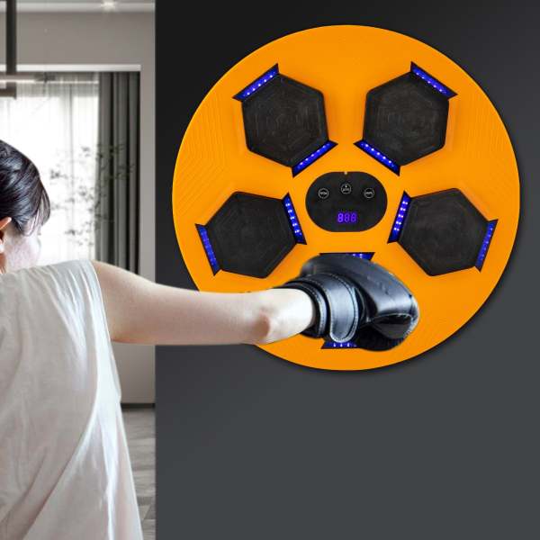 Machine à boîte à musique, cible de boîte à musique, montage mural de boîte à musique (orange) Machine à boîte à musique, cible de boîte à musique, montage mural de boîte à musique (orange)