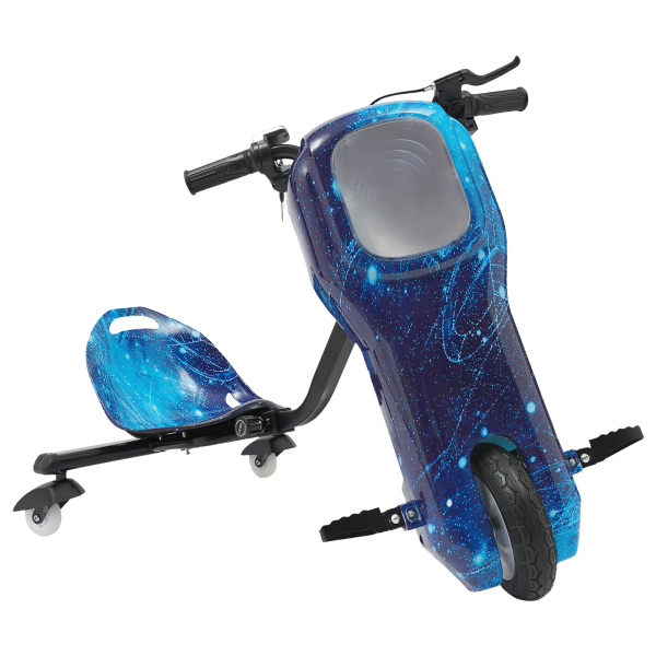 CNCEST Scooter électrique pour enfants Scooter à dérive à 3 vitesses pour enfants Bleu