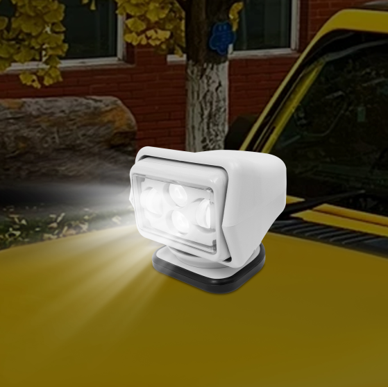 Projecteur LED 60W, lampe de travail radiocommandée, lampe de travail LED, blanc