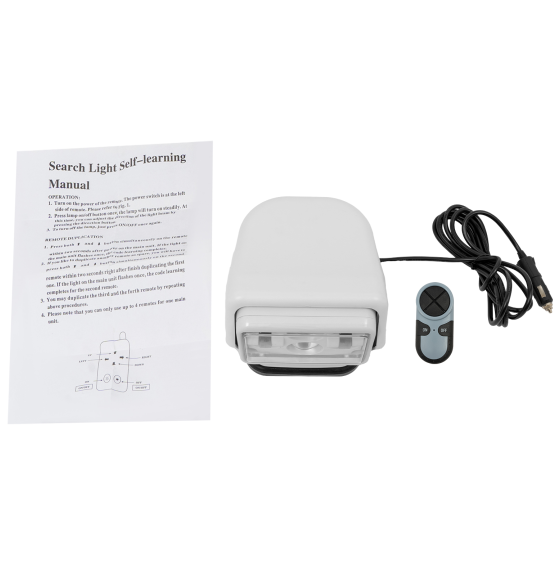 Projecteur LED 60W, lampe de travail radiocommandée, lampe de travail LED, blanc
