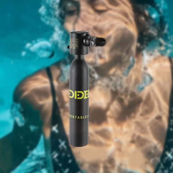 Mini bouteille de plongée pour plongeurs débutants - 0.5 l - Pour la respiration sous-marine - Profondeur de plongée jusqu'à 10 m à 30 m Mini bouteille de plongée pour plongeurs débutants - 0.5 l - Pour la respiration sous-marine - Profondeur de plongée jusqu'à 10 m à 30 m
