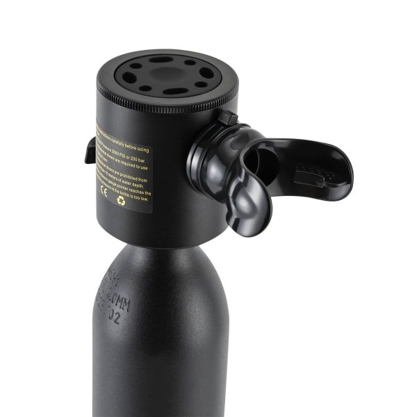 Mini bouteille de plongée pour plongeurs débutants - 0.5 l - Pour la respiration sous-marine - Profondeur de plongée jusqu'à 10 m à 30 m