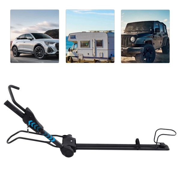 Porte-vélos, porte-vélos vertical pour toit de voiture, porte-vélos universel pour toit de voiture