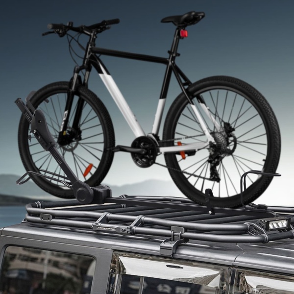 Porte-vélos, porte-vélos vertical pour toit de voiture, porte-vélos universel pour toit de voiture