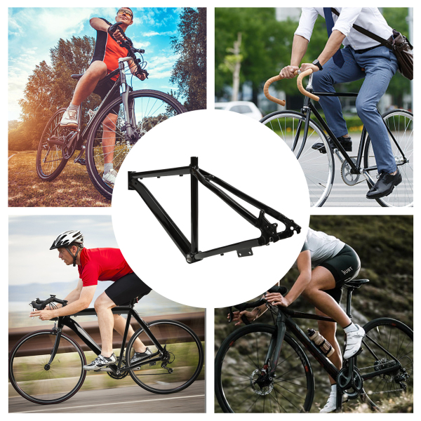 Cadre en aluminium de 26 pouces, cadre en Fiber de carbone, cadre de vélo de montagne, cadre à disque