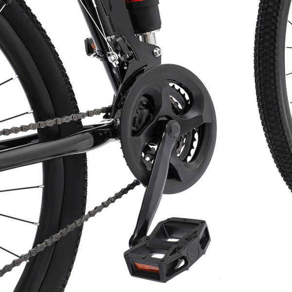 VTT 26 pouces Vélo pliant portable 21 vitesses Vélo de plein air pliable VTT avec freins à double disque Vélo léger