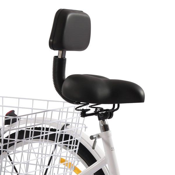Tricycle pour adulte - 24" - Tricycle pliable - 7 vitesses - Avec porte-gobelet et phare - Tricycle à 3 roues avec panier à provisions Tricycle pour adulte - 24" - Tricycle pliable - 7 vitesses - Avec porte-gobelet et phare - Tricycle à 3 roues avec panier à provisions