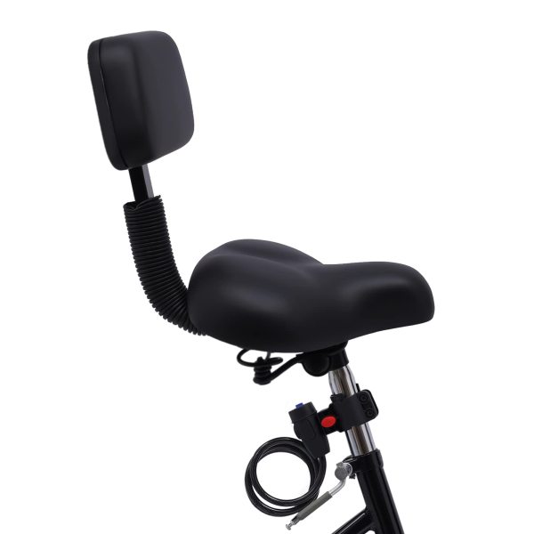 Tricycle pour adulte 24 pouces avec panier et lampe Vélo 3 roues 7 vitesses Tricycle pliable Noir