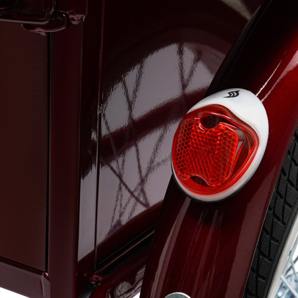Panier de tricycle adulte, tricycle senior avec cabine arrière, tricycle à pédales réglables(rouge) Panier de tricycle adulte, tricycle senior avec cabine arrière, tricycle à pédales réglables(rouge)