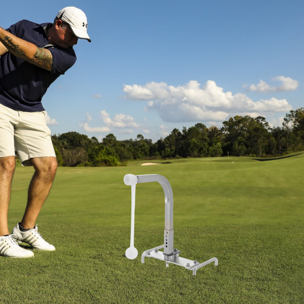 Entraîneur de swing de golf, entraîneur de swing et de course de golf portable pour la pratique du swing de golf