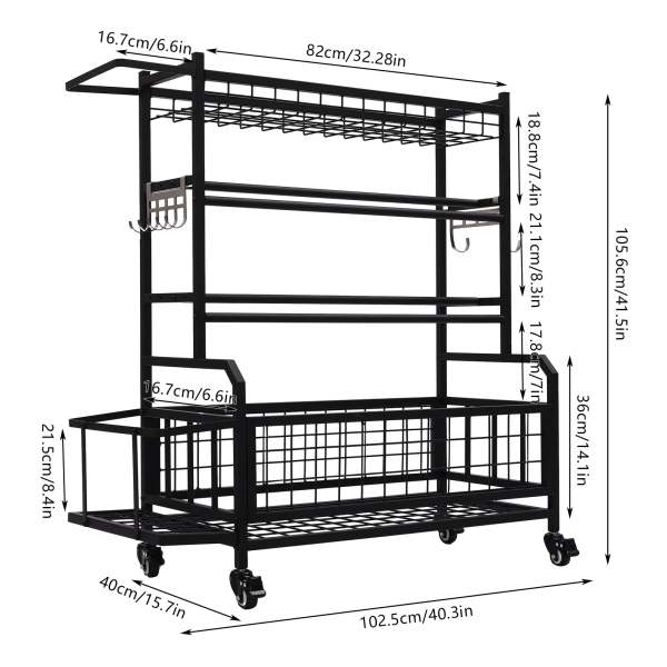 Support d'haltères pour la musculation, avec roues jusqu'à 100 kg, pour haltères, tapis de yoga, rouleau de fascia, kettlebell (noir) Support d'haltères pour la musculation, avec roues jusqu'à 100 kg, pour haltères, tapis de yoga, rouleau de fascia, kettlebell (noir)