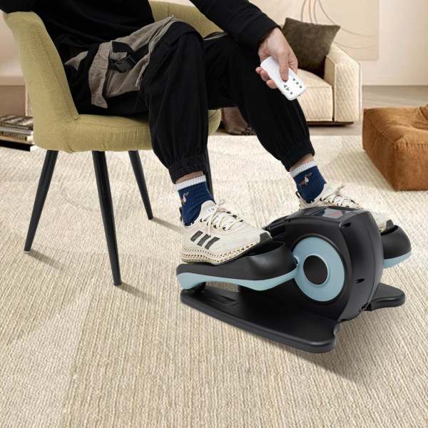 Exerciseur elliptique sous le bureau pour les personnes âgées, rééducation électrique des jambes et des pieds