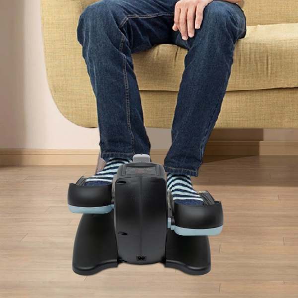 Exerciseur elliptique sous le bureau pour les personnes âgées, rééducation électrique des jambes et des pieds