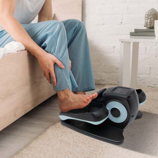 Exerciseur elliptique sous le bureau pour les personnes âgées, rééducation électrique des jambes et des pieds