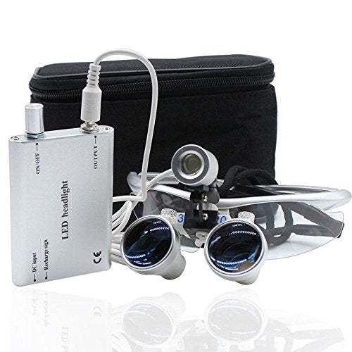 Loupe binoculaire 3,5 x pour la tête dentaire