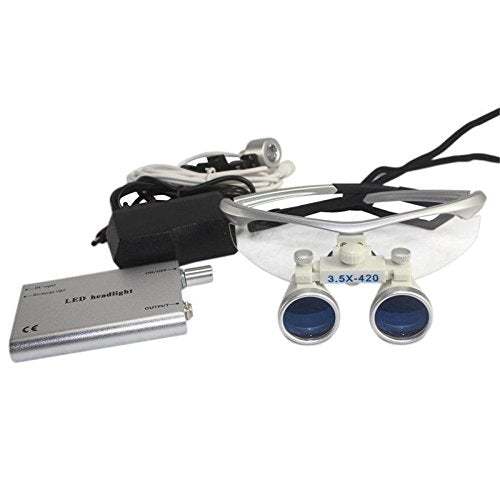 Loupe binoculaire 3,5 x pour la tête dentaire Loupe binoculaire 3,5 x pour la tête dentaire