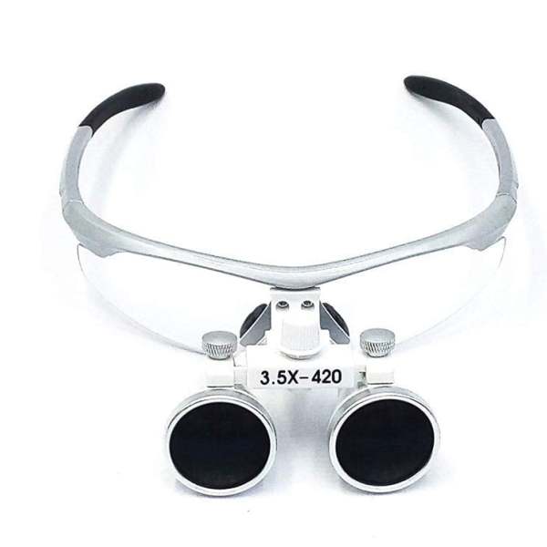 Loupe binoculaire 3,5 x pour la tête dentaire