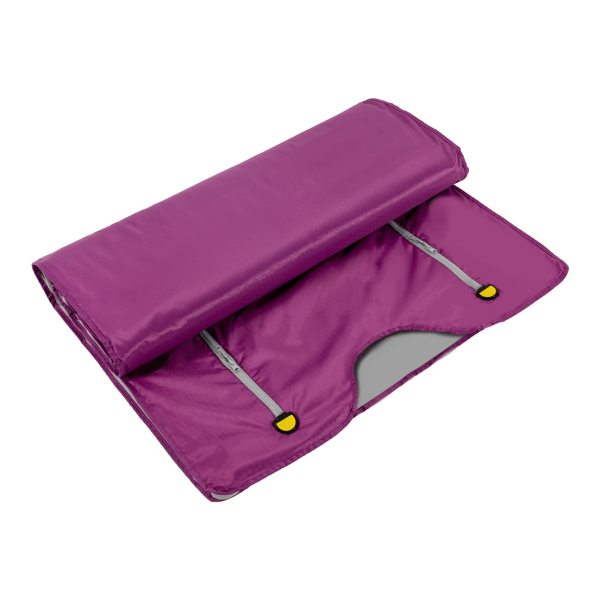 Couverture de sauna, 650 W, 2 zones, numérique infrarouge lointain (FIR) Oxford - Avec fermeture éclair pour salon de beauté, spa et maison (violet)