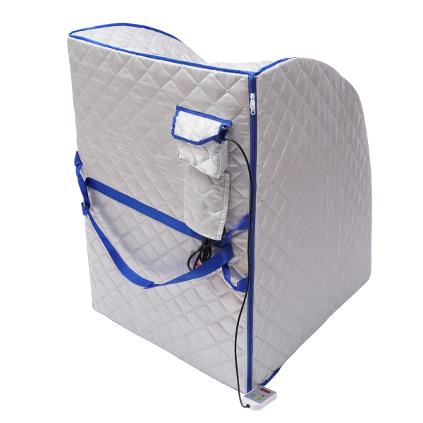 Chauffe-Sauna infrarouge Portable 750W, boîte de Sauna à vapeur pliable, chauffage sec pour Spa