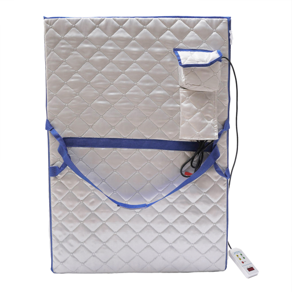 Chauffe-Sauna infrarouge Portable 750W, boîte de Sauna à vapeur pliable, chauffage sec pour Spa