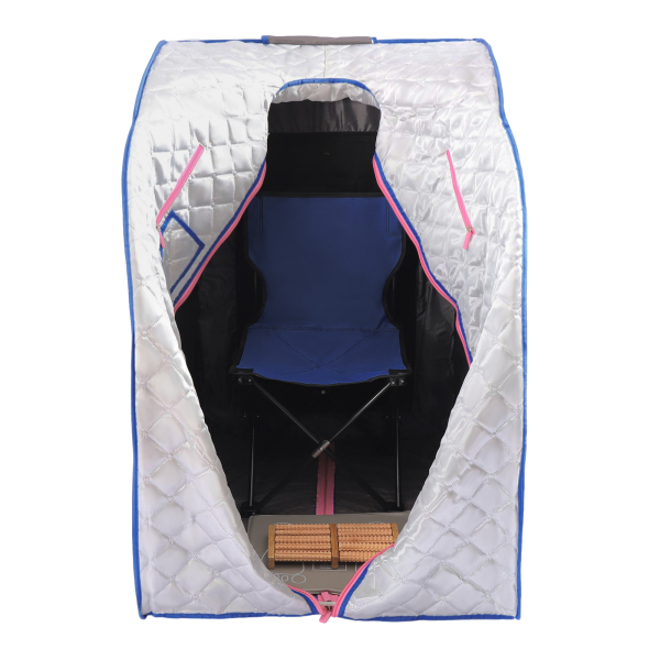 Chauffe-Sauna infrarouge Portable 750W, boîte de Sauna à vapeur pliable, chauffage sec pour Spa