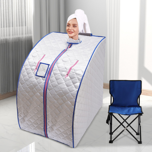 Chauffe-Sauna infrarouge Portable 750W, boîte de Sauna à vapeur pliable, chauffage sec pour Spa Chauffe-Sauna infrarouge Portable 750W, boîte de Sauna à vapeur pliable, chauffage sec pour Spa