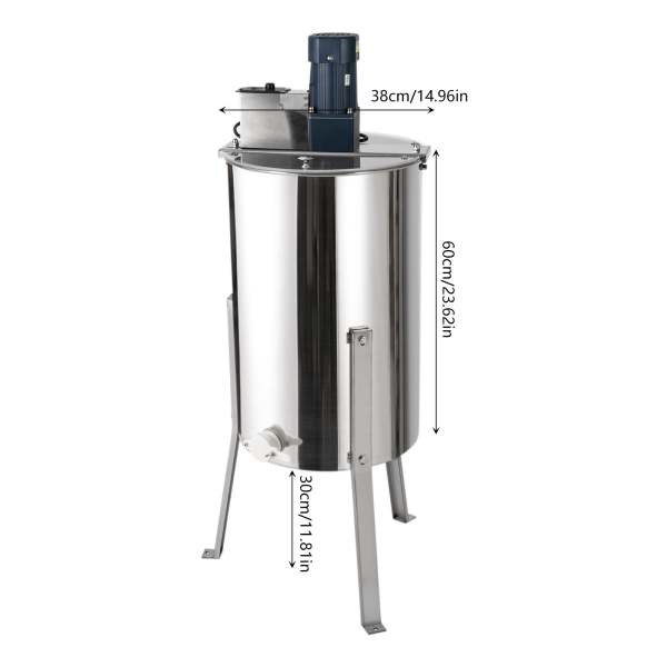 Extracteur de miel électrique - Extracteur de miel en acier inoxydable de qualité alimentaire - Machines d'extraction du miel