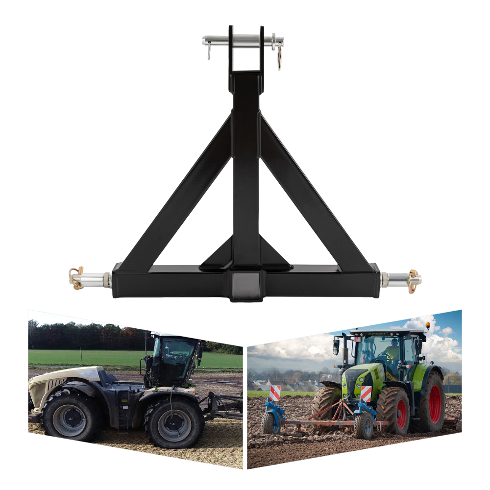 Attelage de remorque 3 points, adaptateur pour barre de remorquage, attelage de remorque 3 points avec récepteur 2"