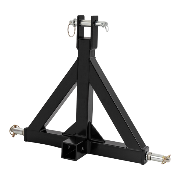 Attelage de remorque 3 points, adaptateur pour barre de remorquage, attelage de remorque 3 points avec récepteur 2" Attelage de remorque 3 points, adaptateur pour barre de remorquage, attelage de remorque 3 points avec récepteur 2"